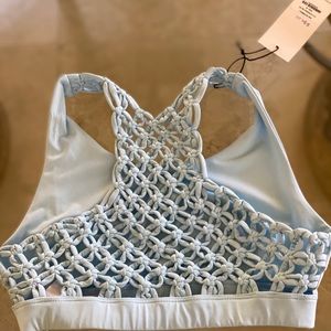 Baby blue sports bra never worn
